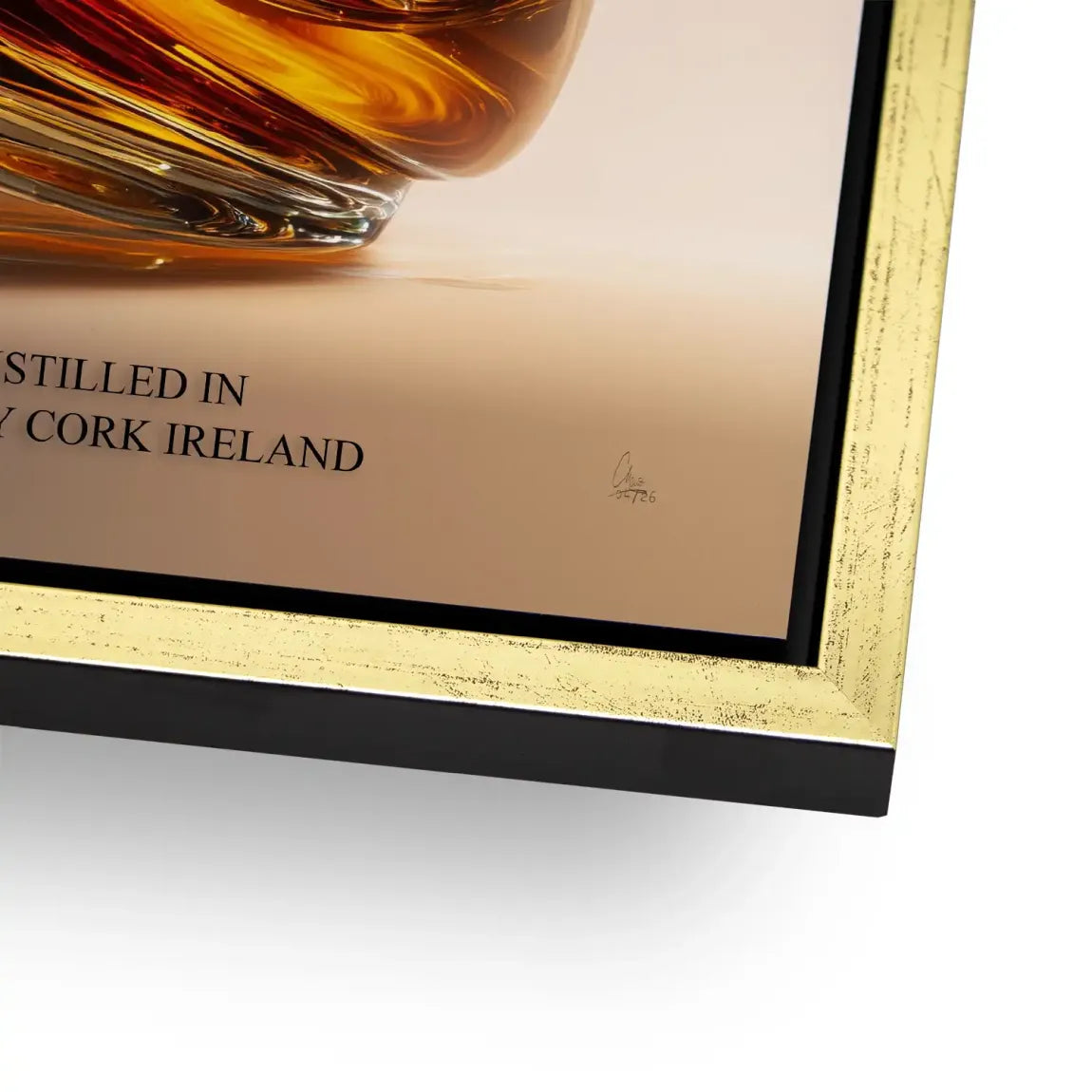 Peaky Whiskey Alu Dibond Wandbild