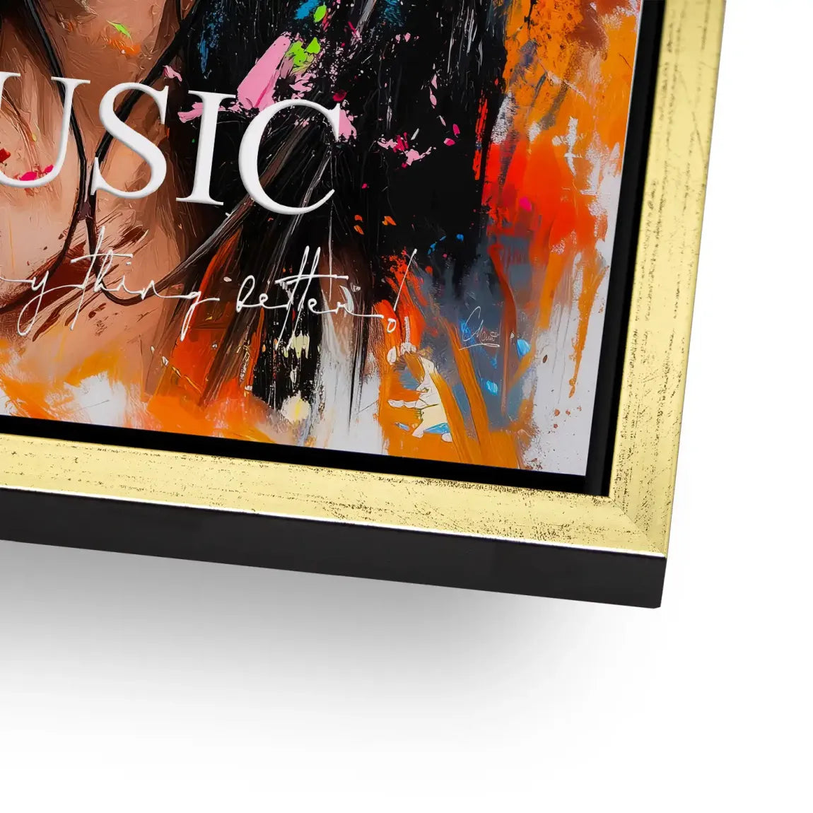 Music Soul Alu Dibond Bild