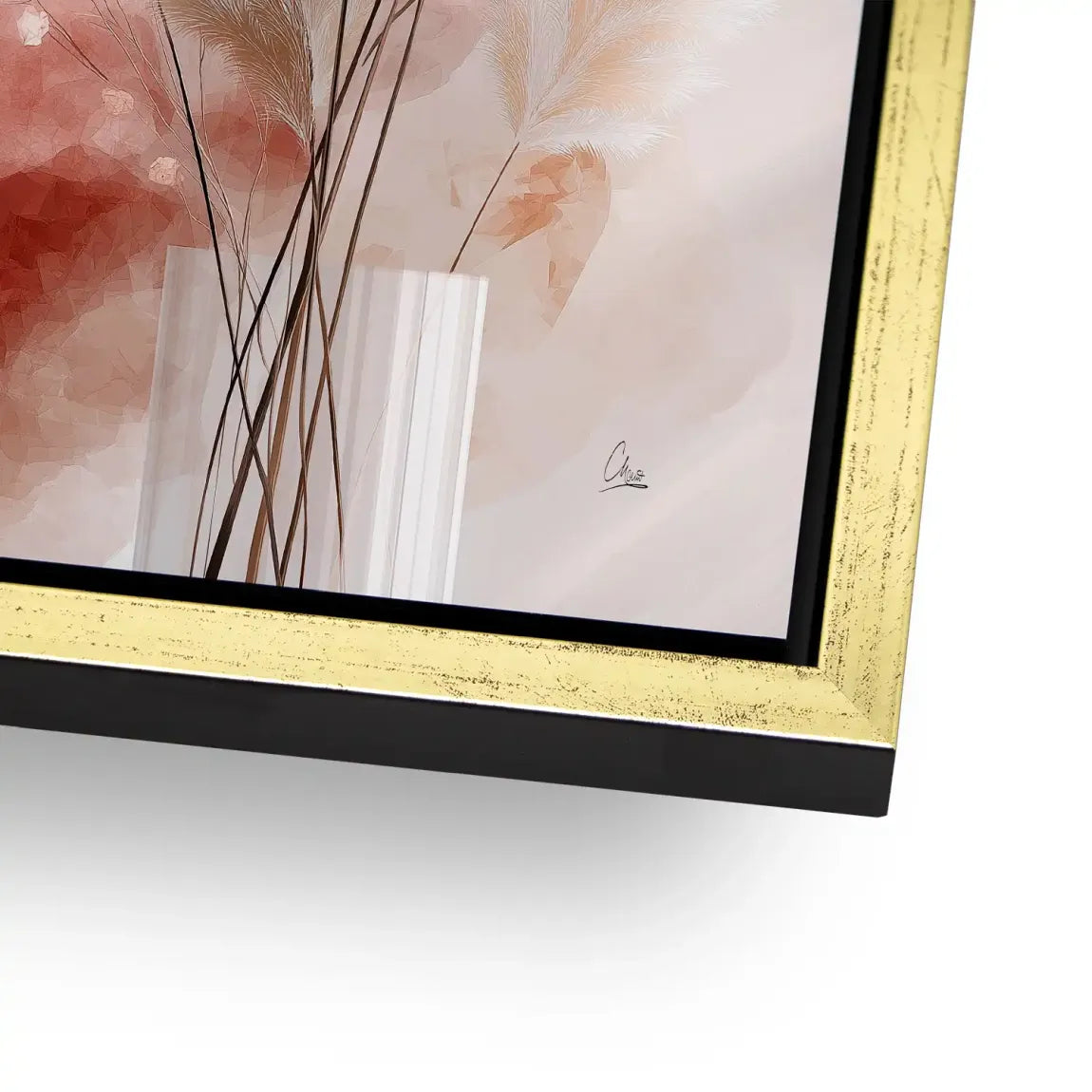 Amber Fields Alu Dibond Bild