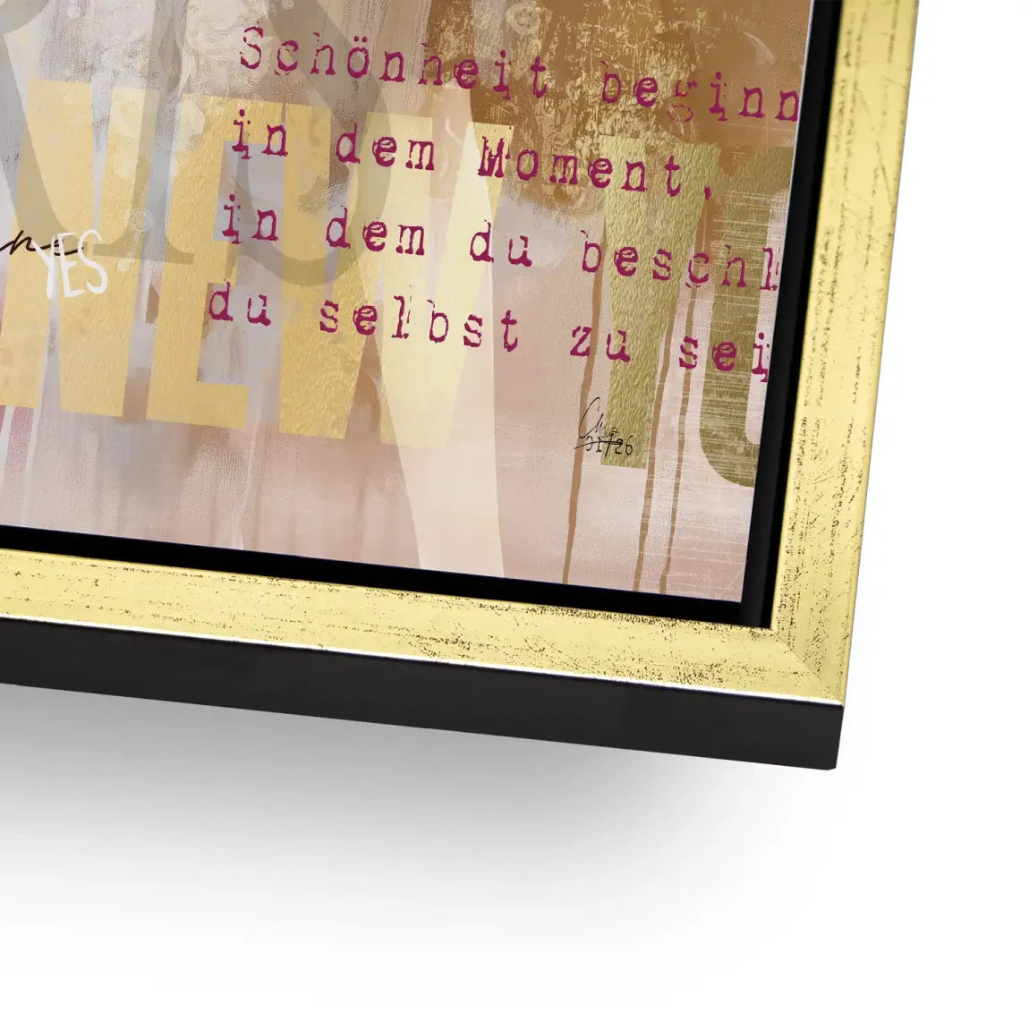 Coco Mademoiselle Alu Dibond Bild