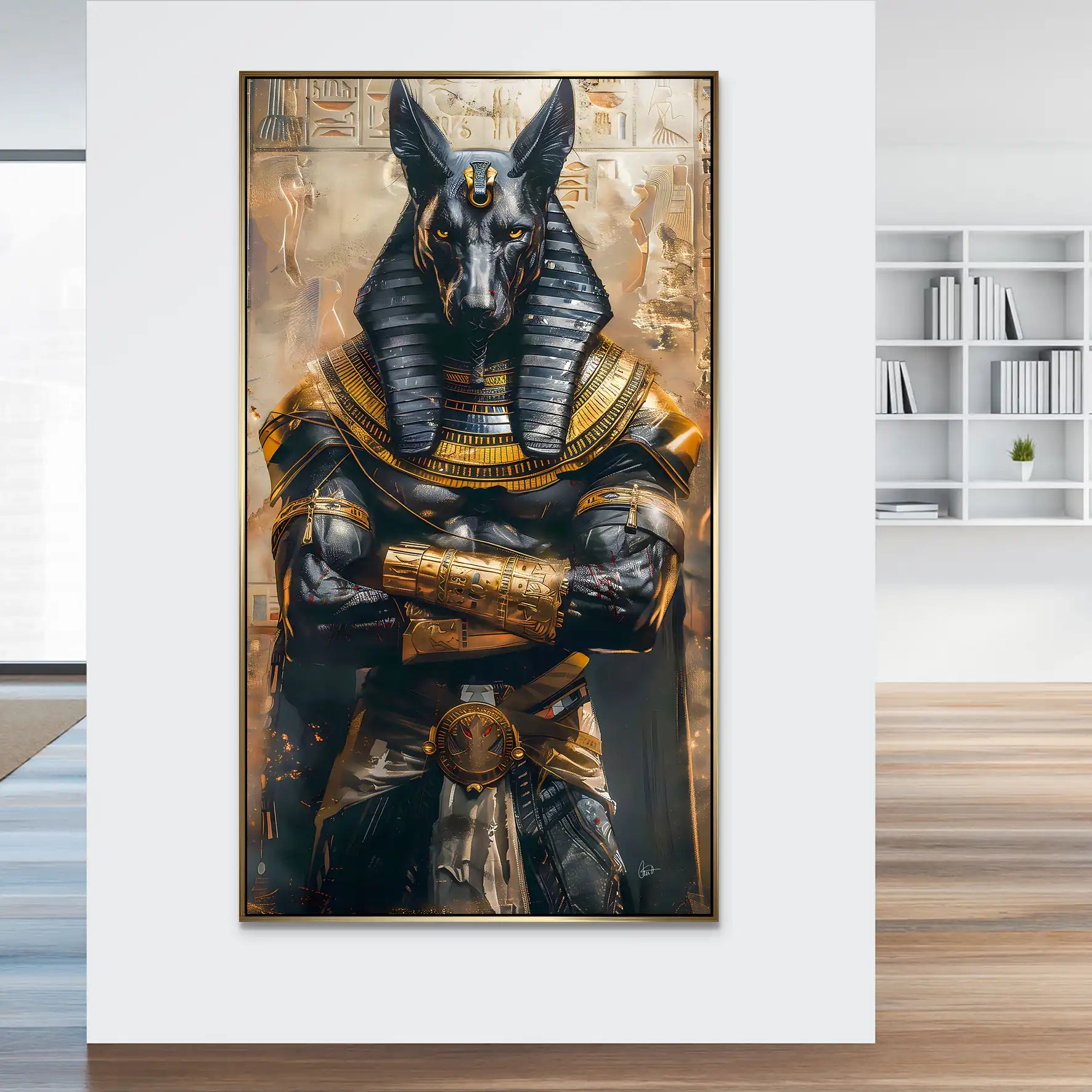 Anubis Nr.2 Aludibond Bild INGALERiE