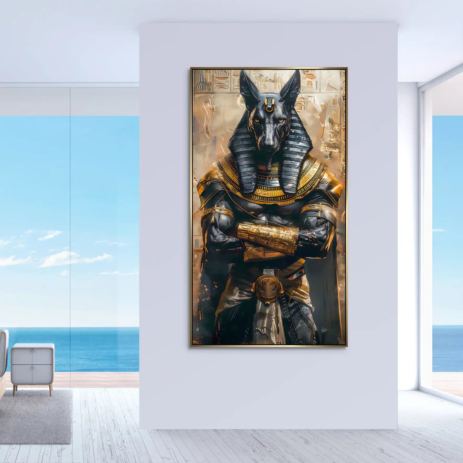 Anubis Nr.2 Aludibond Bild INGALERiE