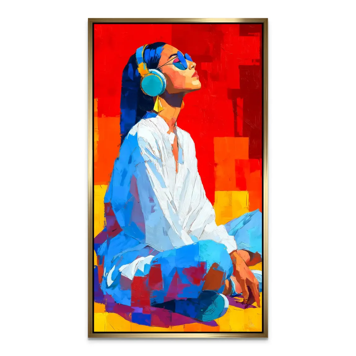 Feel the Sound Aludibond Bild