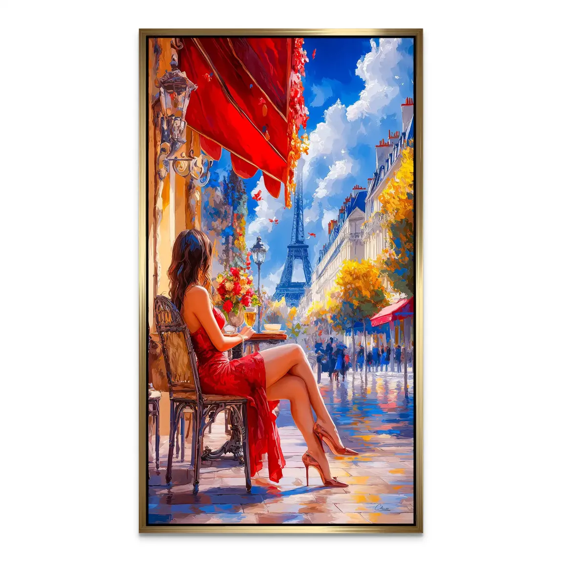 Café Rouge à Paris Aludibond Bild INGALERiE