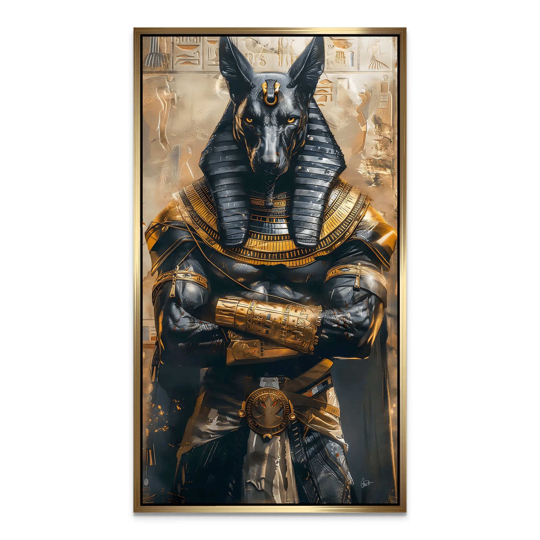 Anubis Nr.2 Aludibond Bild INGALERiE