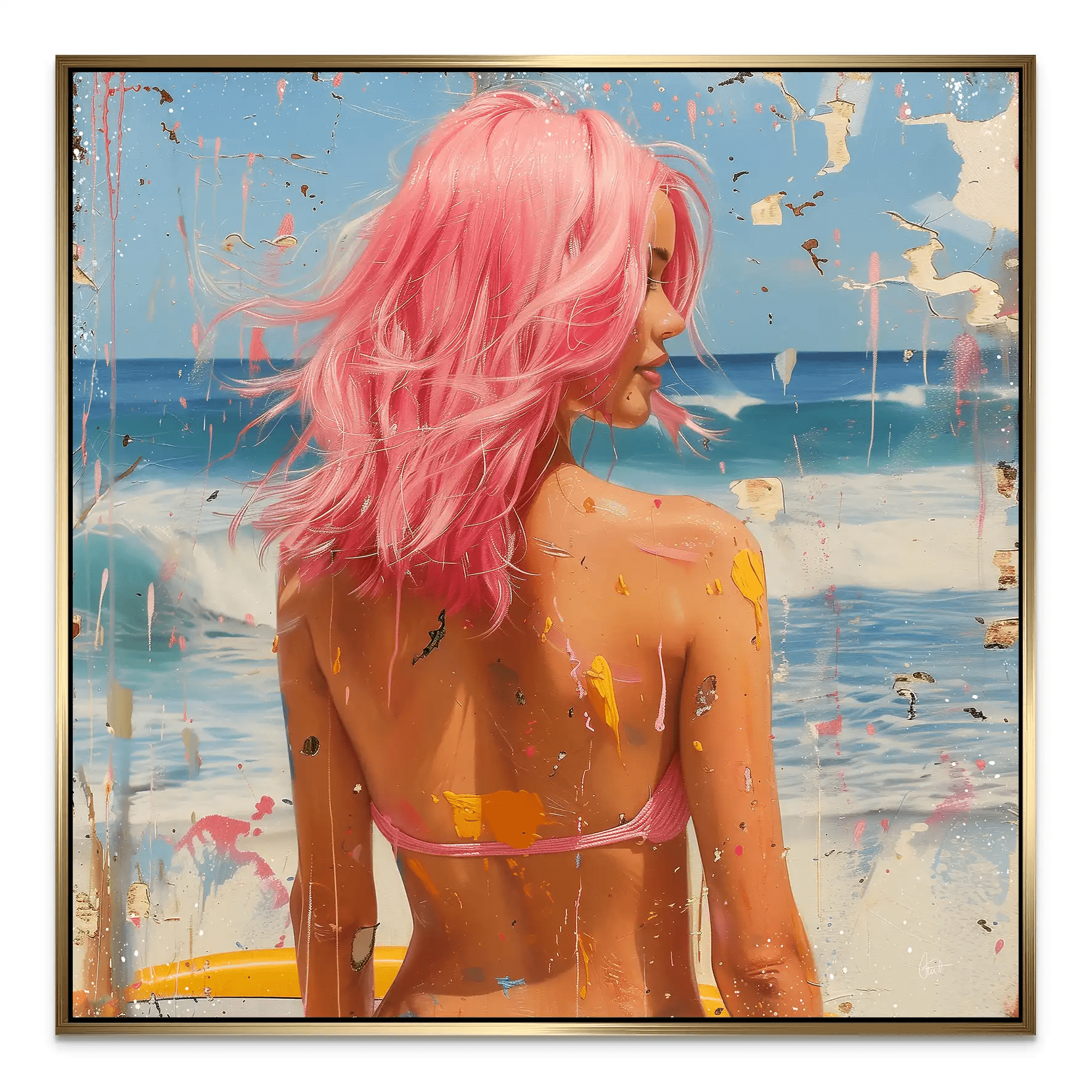 Beach Girl Nr.3 AluDibond Bild INGALERIE