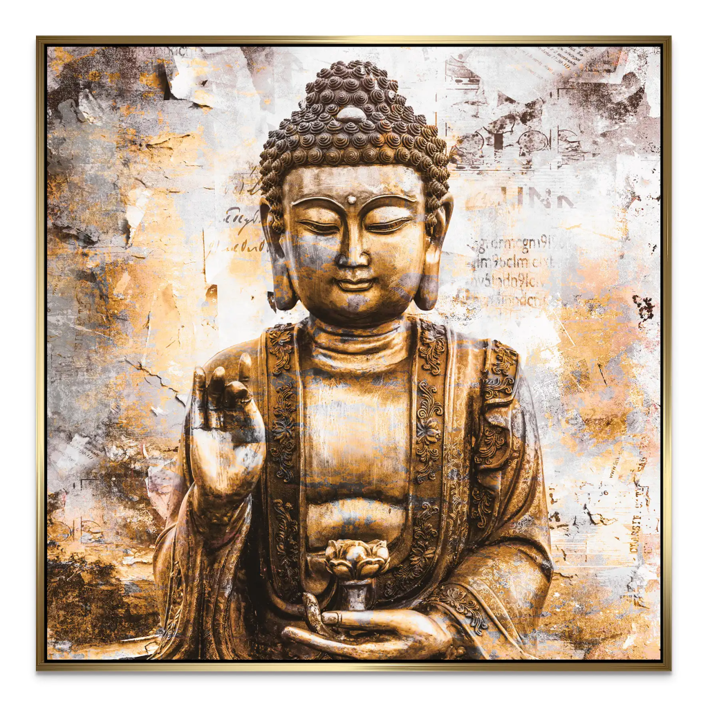 Buddha Abstrakt AluDibond Bild INGALERIE