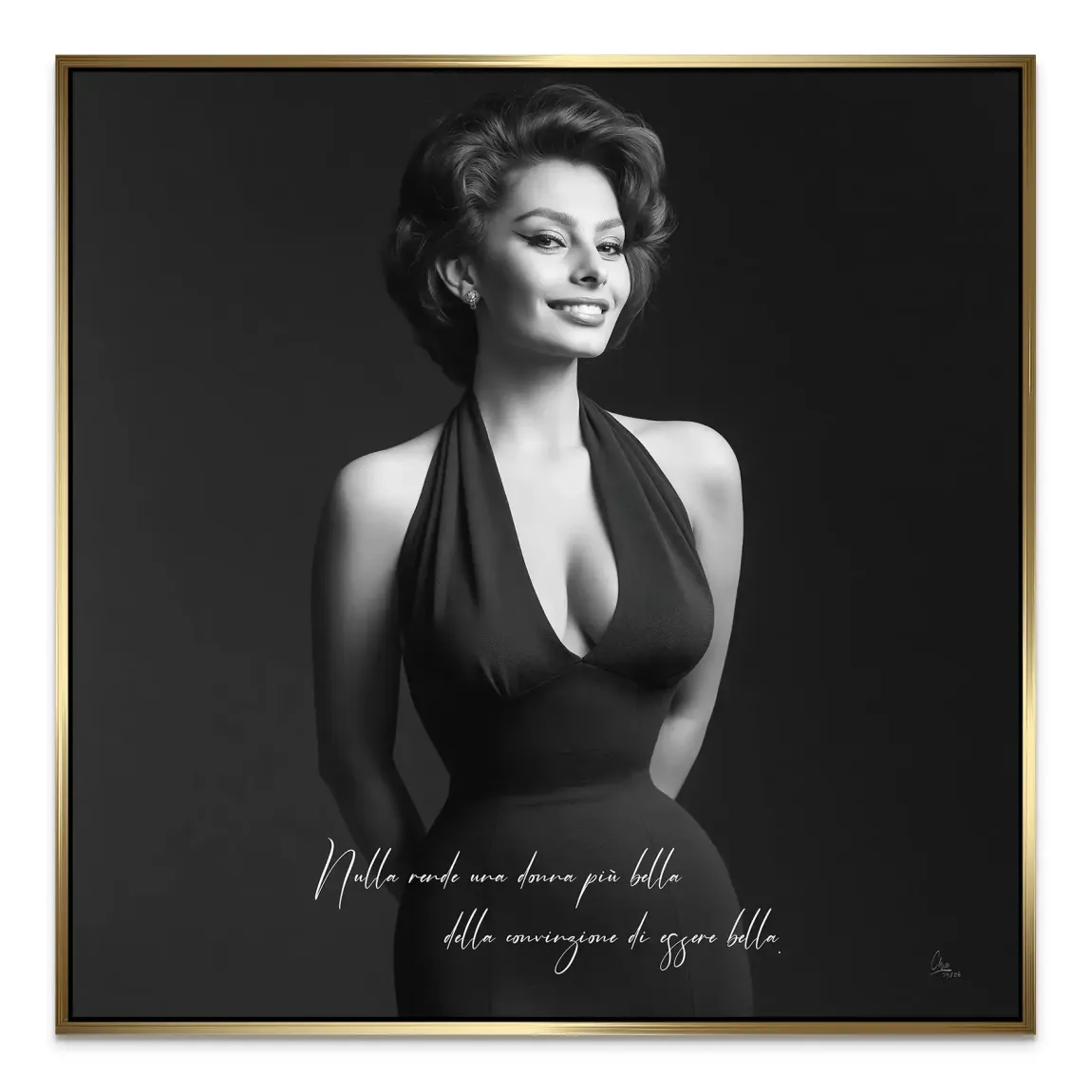 Sophia Diva Alu Dibond Wandbild