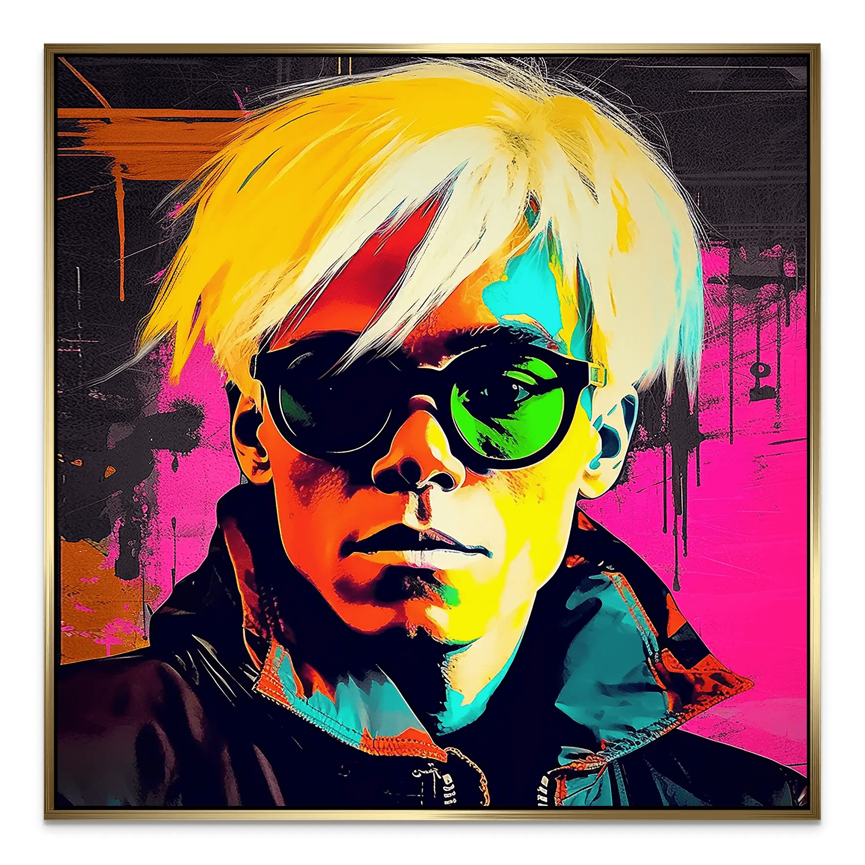 Warhol Pop Art AluDibond Bild INGALERIE