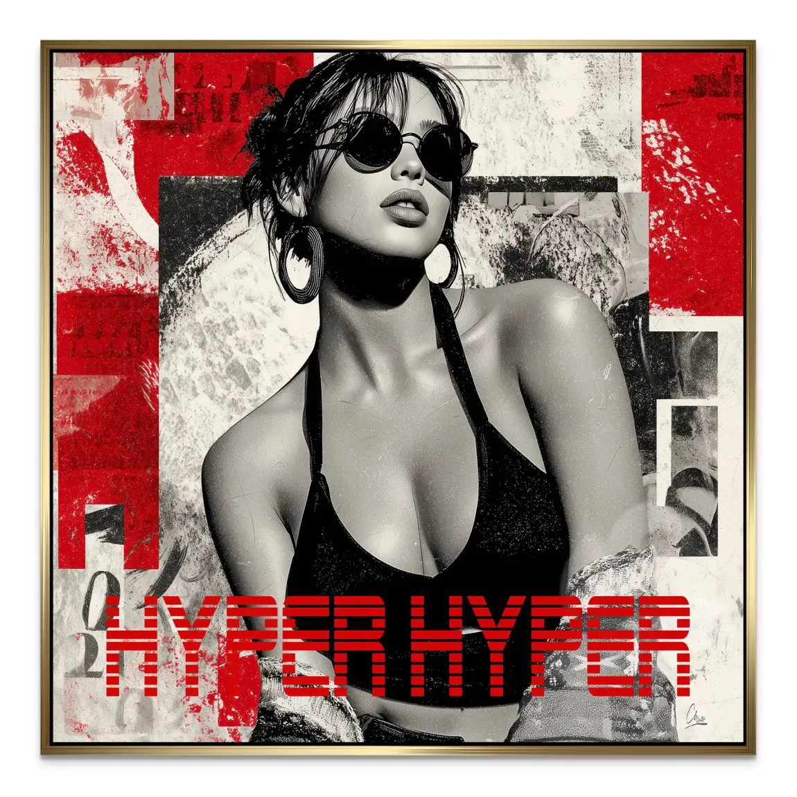 Hyper Hyper Alu Dibond Bild