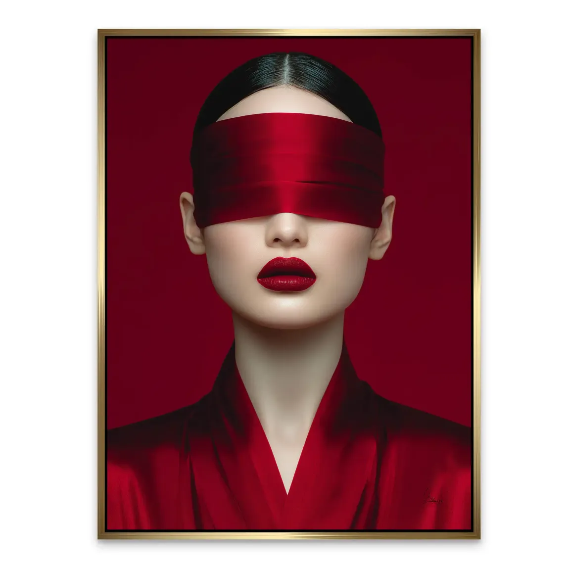 Blind Art Alu Dibond Bild