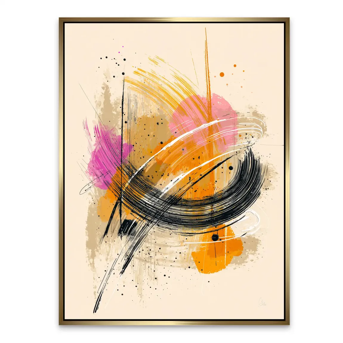 Modern Energie Abstrakt Alu Dibond Bild