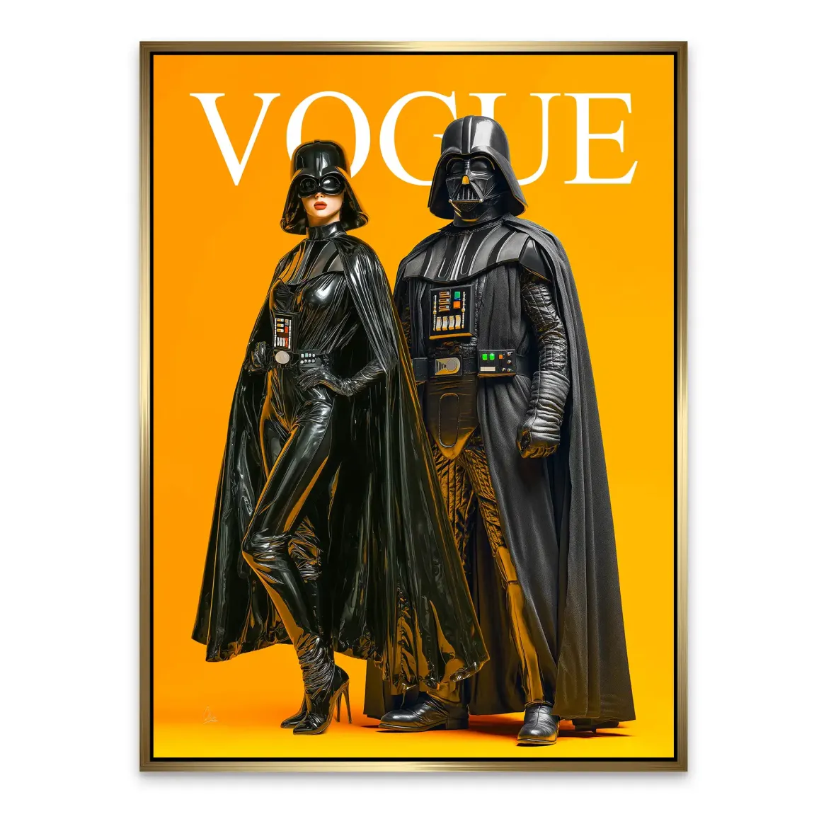 Galactic Vogue Darth Vader Alu Dibond Bild
