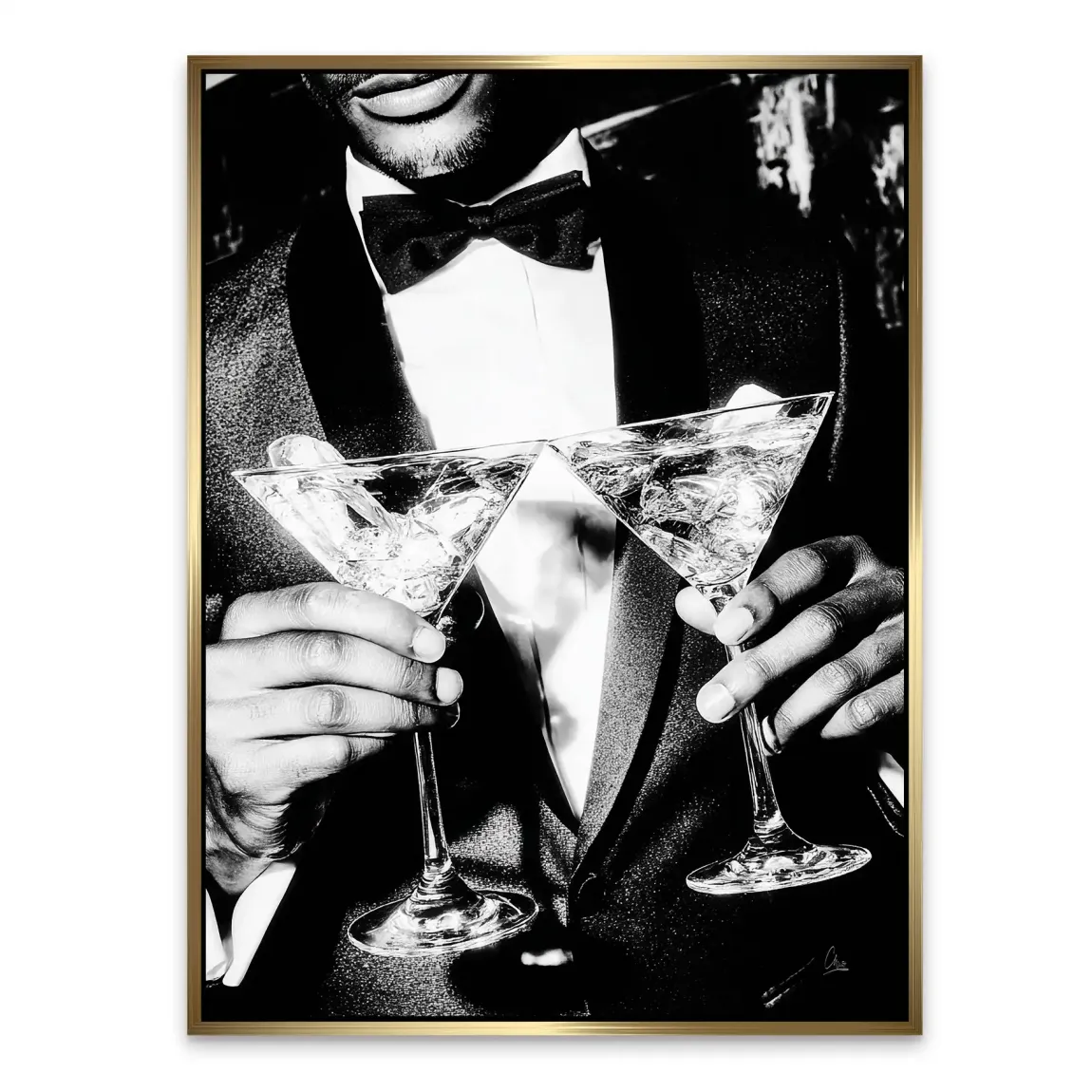 Gentleman Style Alu Dibond Bild