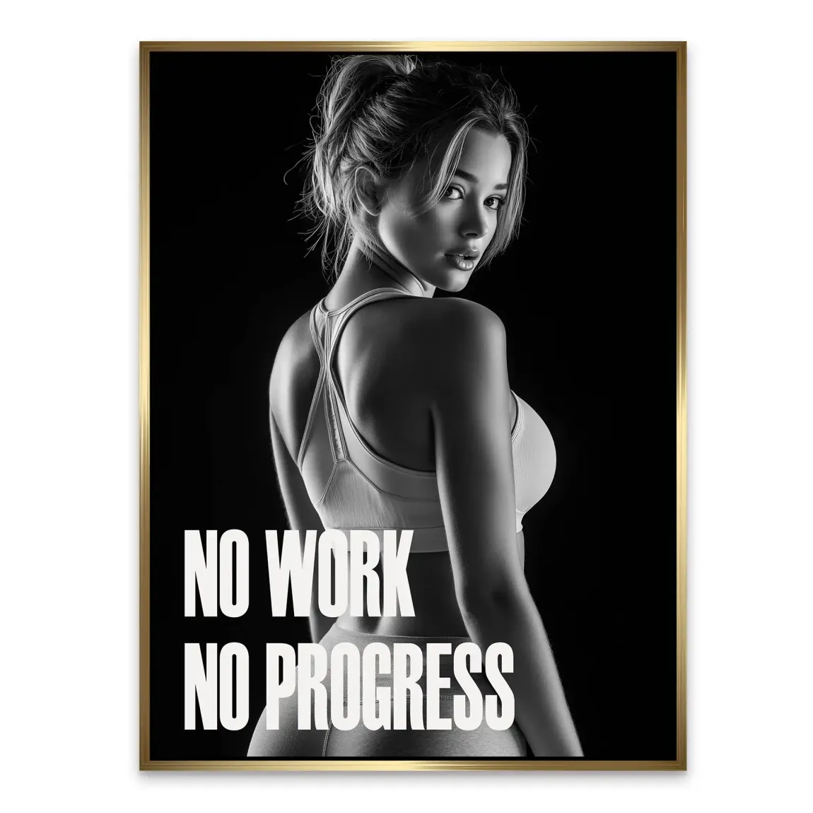 Progress Training Alu Dibond Bild