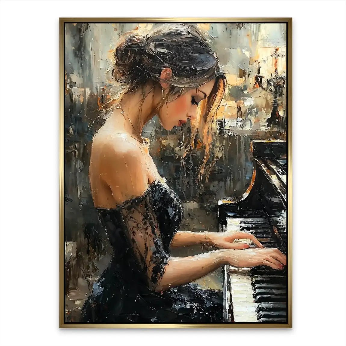 Sensual Piano Alu Dibond Bild INGALERIE