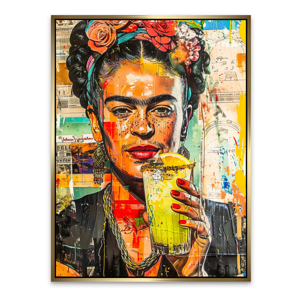 Frida Mexico Art AluDibond Bild INGALERIE