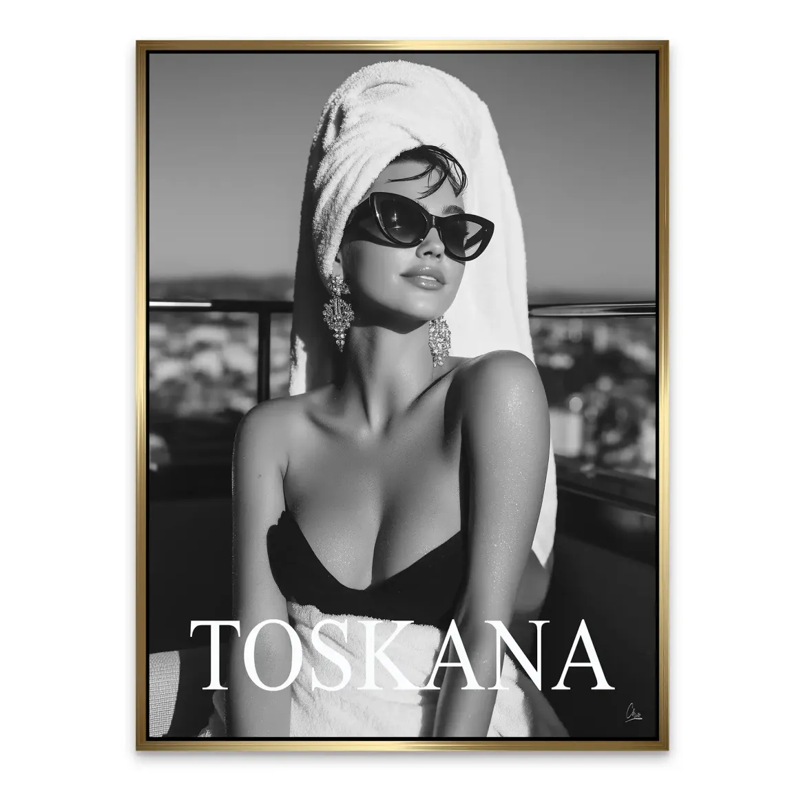 Toskana Glam Alu Dibond Bild