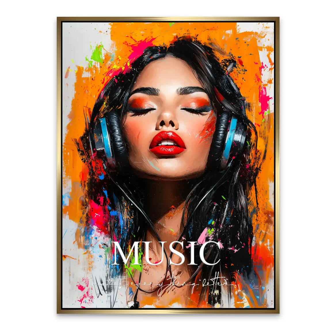 Music Soul Alu Dibond Bild