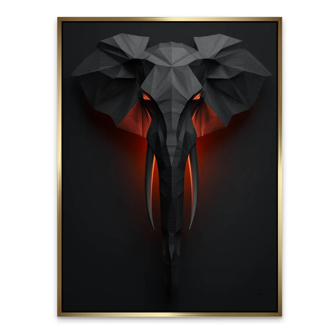 Mystischer Elefant Alu Dibond Bild