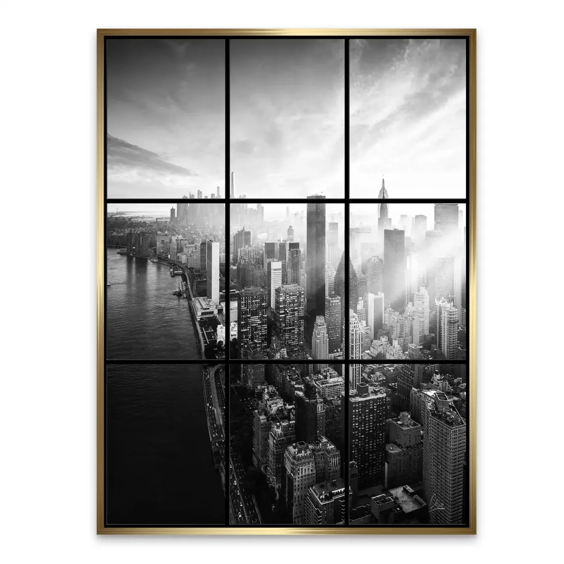 Silent Heights New York Alu Dibond Bild
