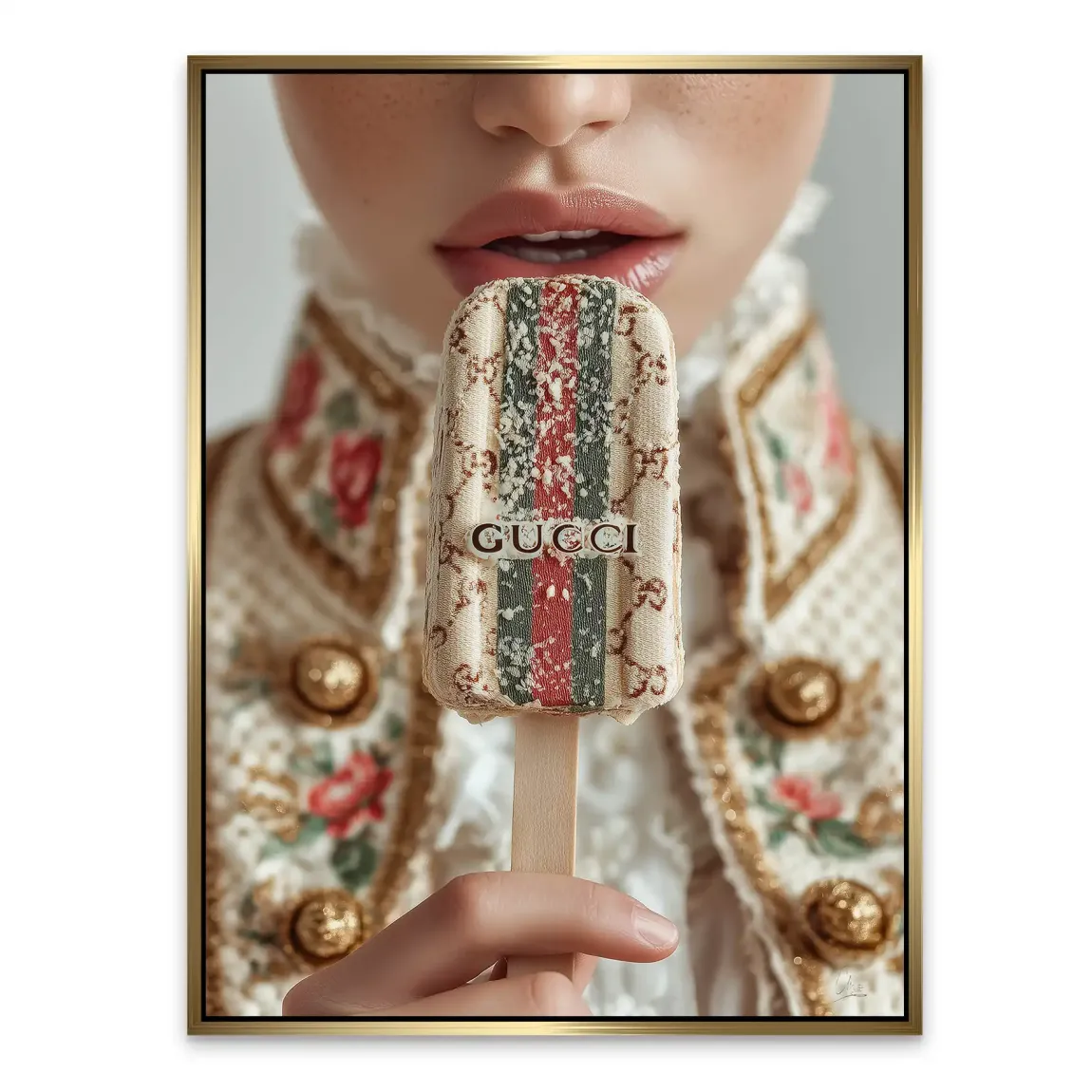 Gucci Ice Couture Alu Dibond Bild