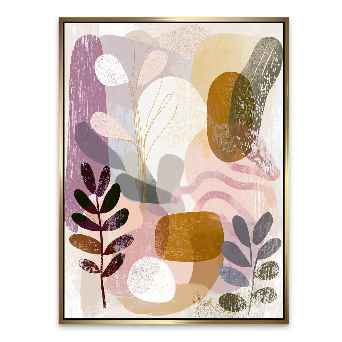 Soft Harmony Abstrakt Alu Dibond Bild