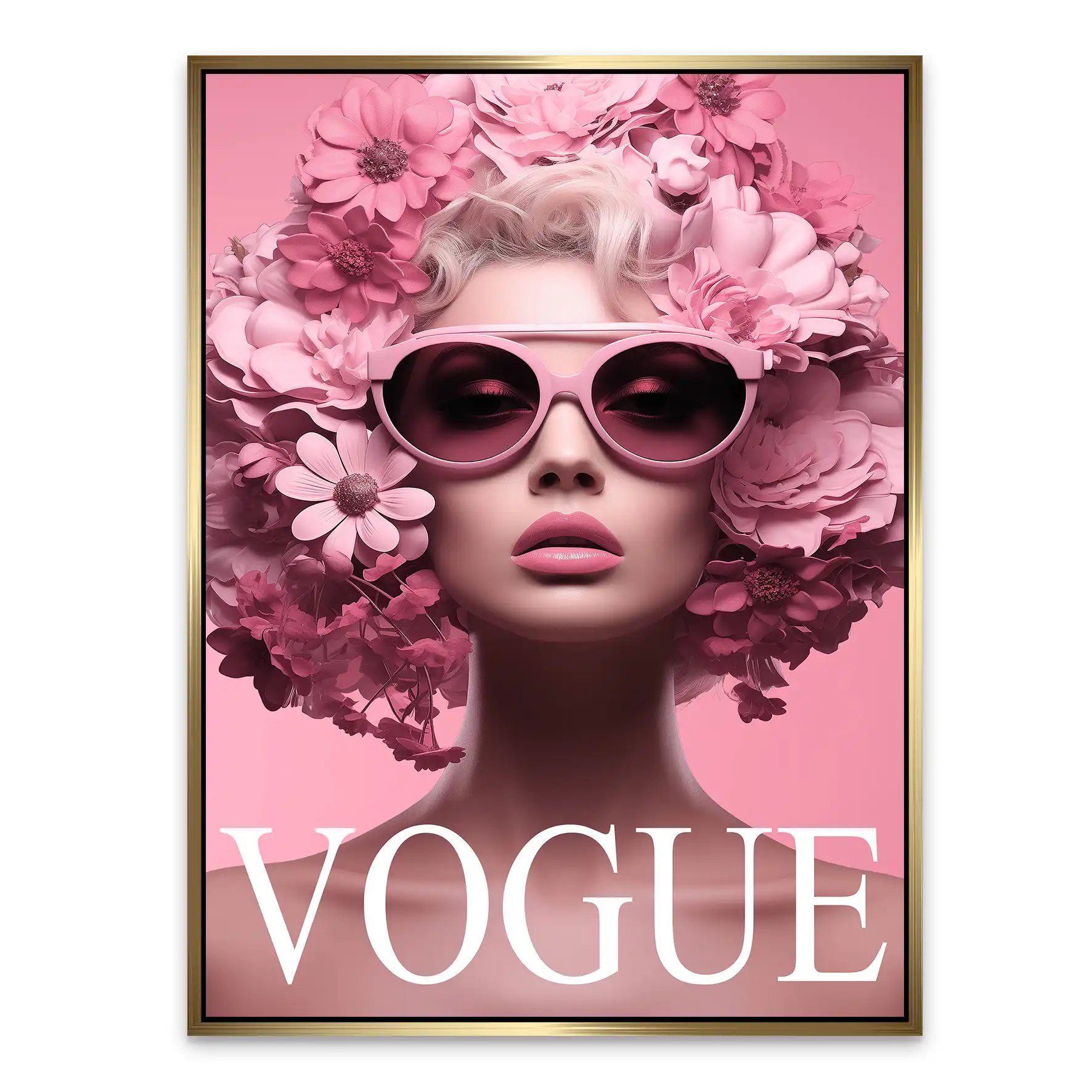 Pink Vogue AluDibond Bild INGALERIE