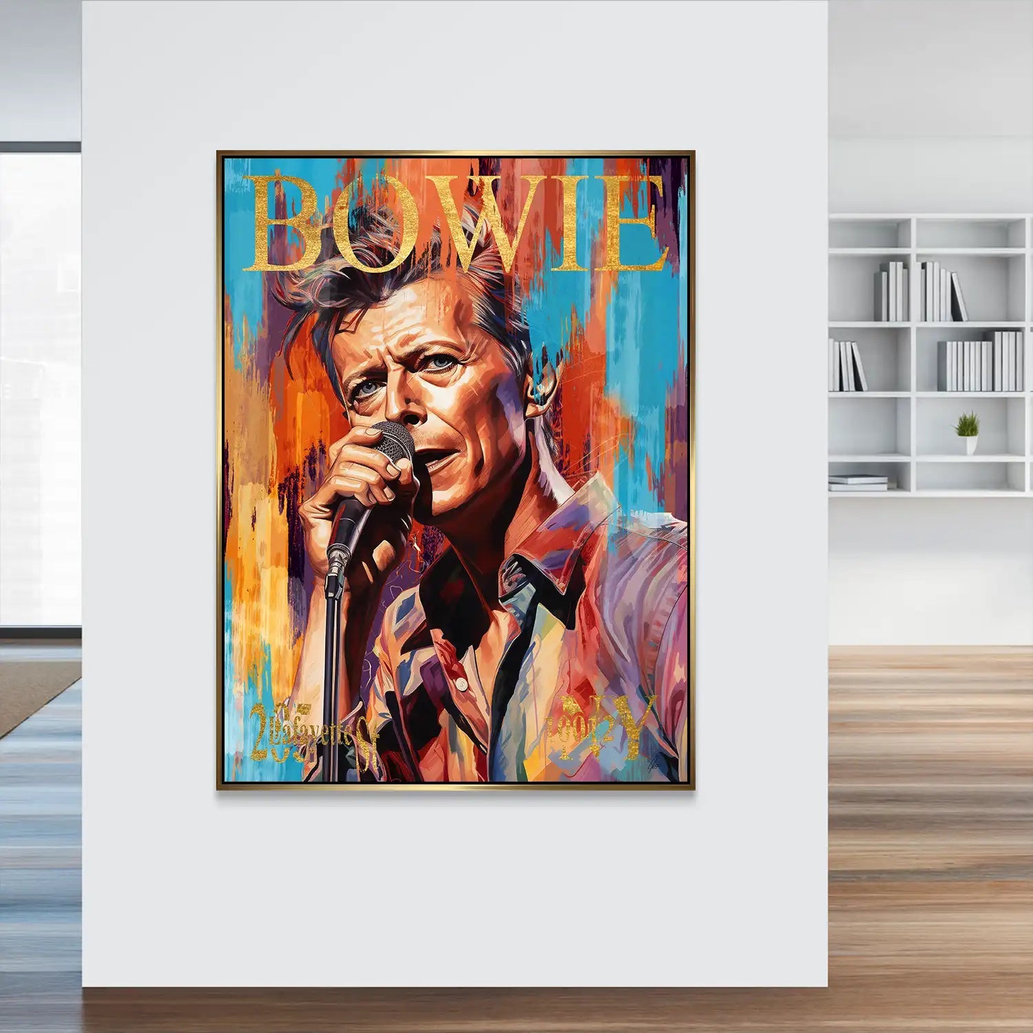 Bowie Abstrakt Style AluDibond Bild INGALERIE