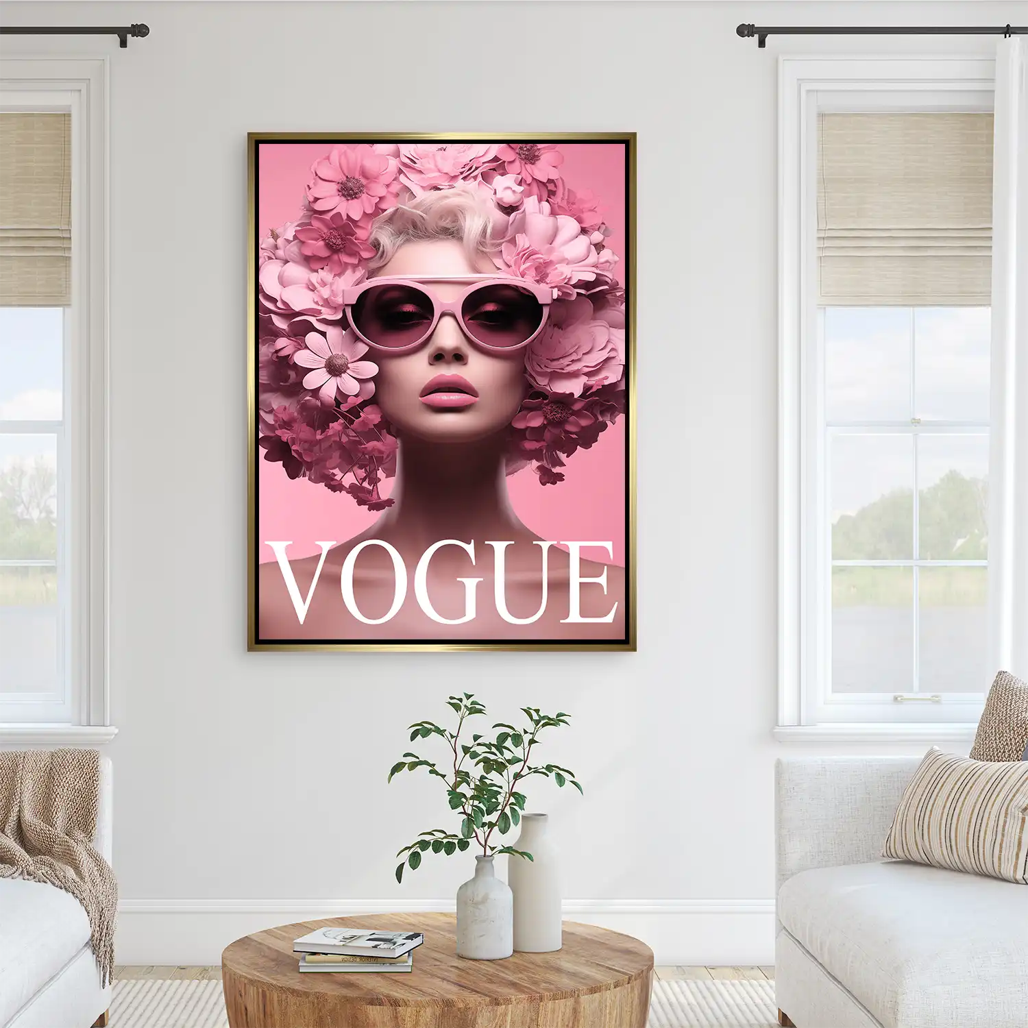 Pink Vogue AluDibond Bild INGALERIE