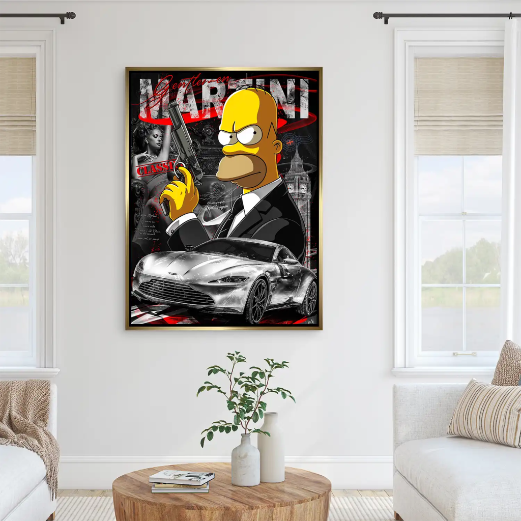 Homer Bond Style AluDibond Bild INGALERIE