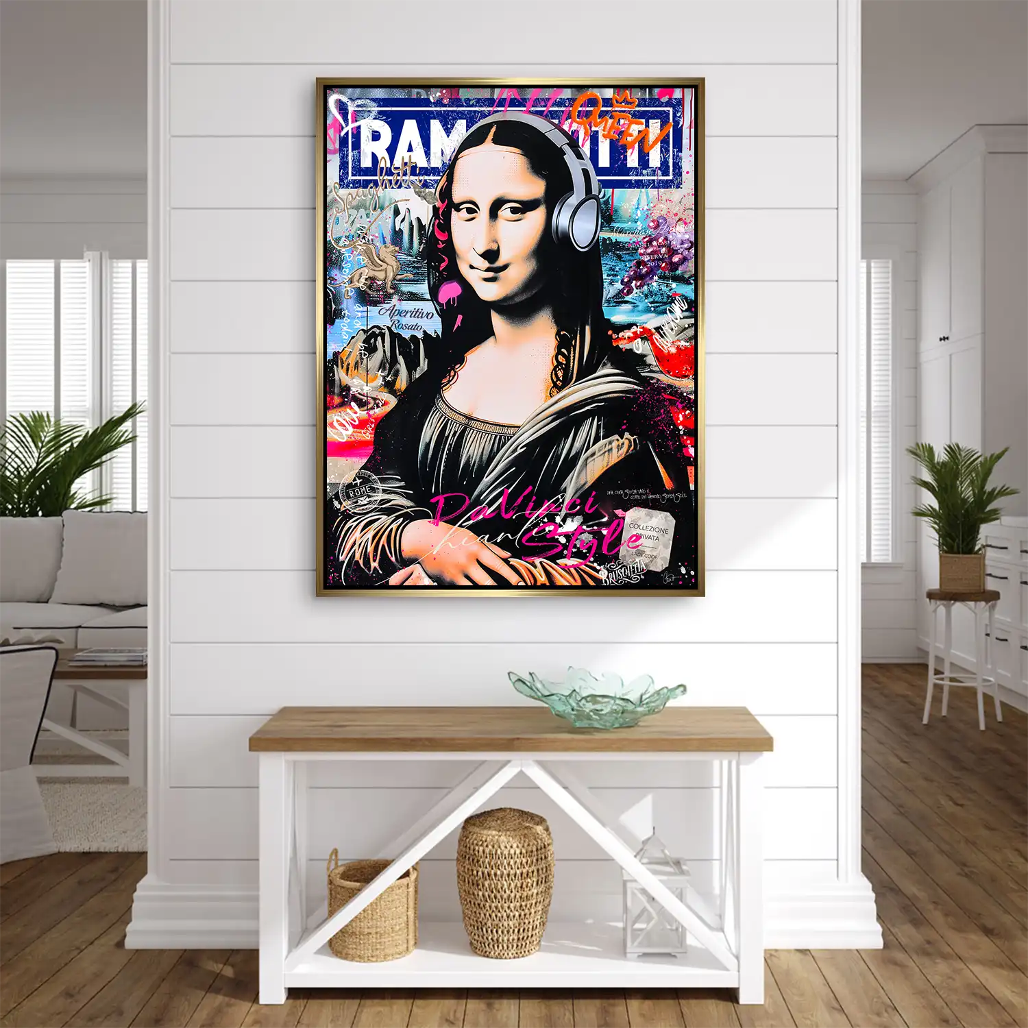 Mona Lisa Pop Art AluDibond Bild INGALERIE