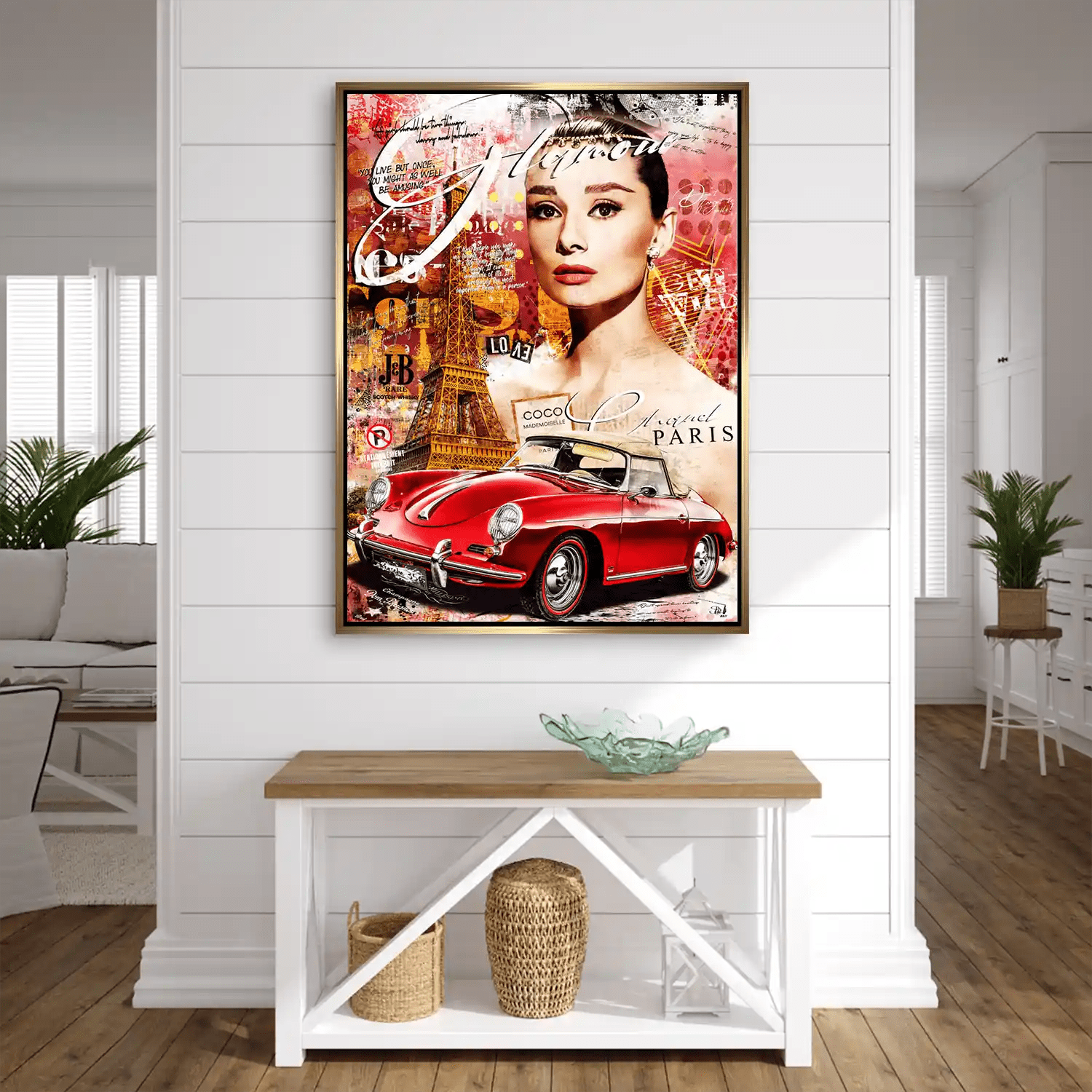 Audrey Paris Pop Art AluDibond Bild INGALERIE