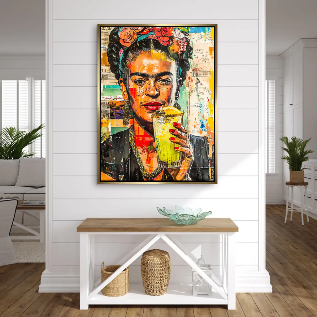 Frida Mexico Art AluDibond Bild INGALERIE