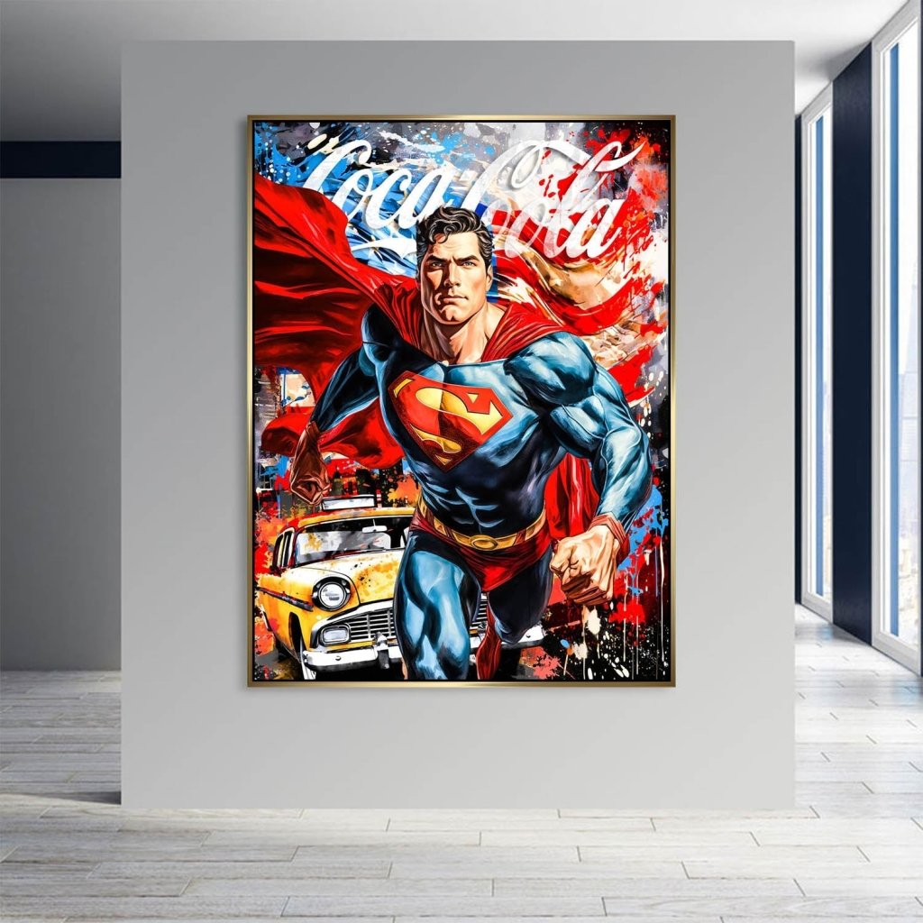 Pop Art Aludibond Bild Superman New York INGALERIE