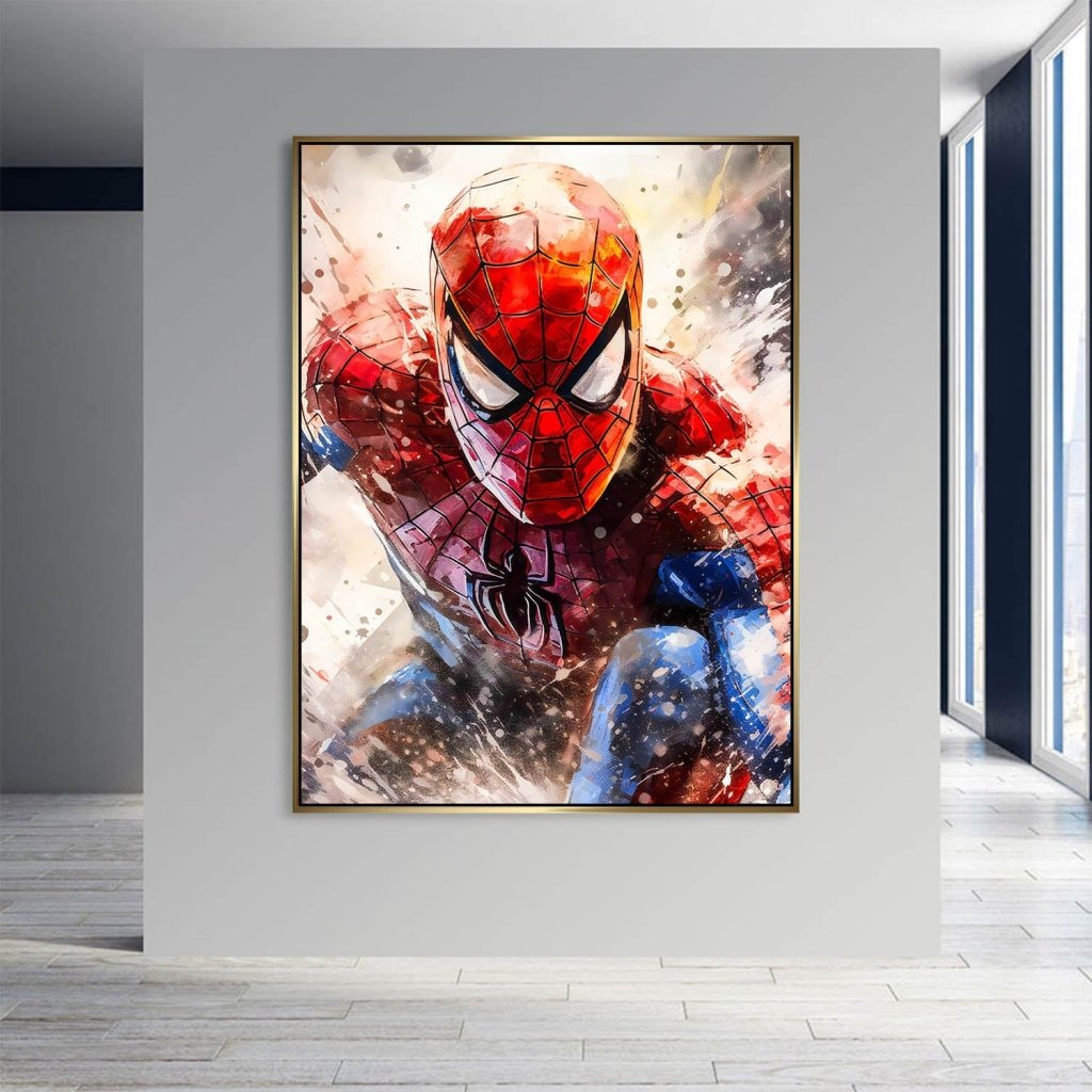 Pop Art Aludibond Bild Spiderman Abstrakt INGALERIE