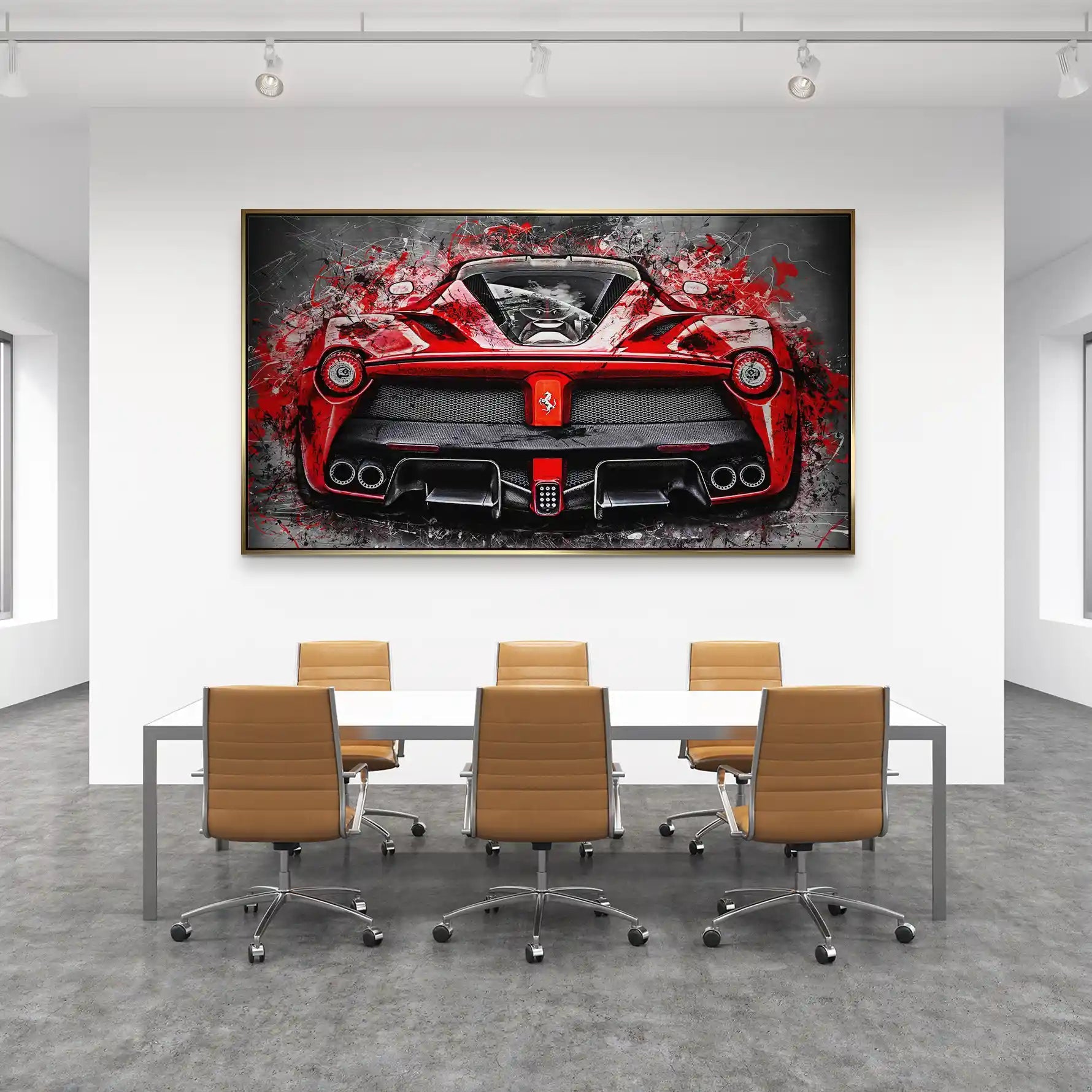 La Ferrari Abstrakt-Style Alu Gebürstet INGALERIE