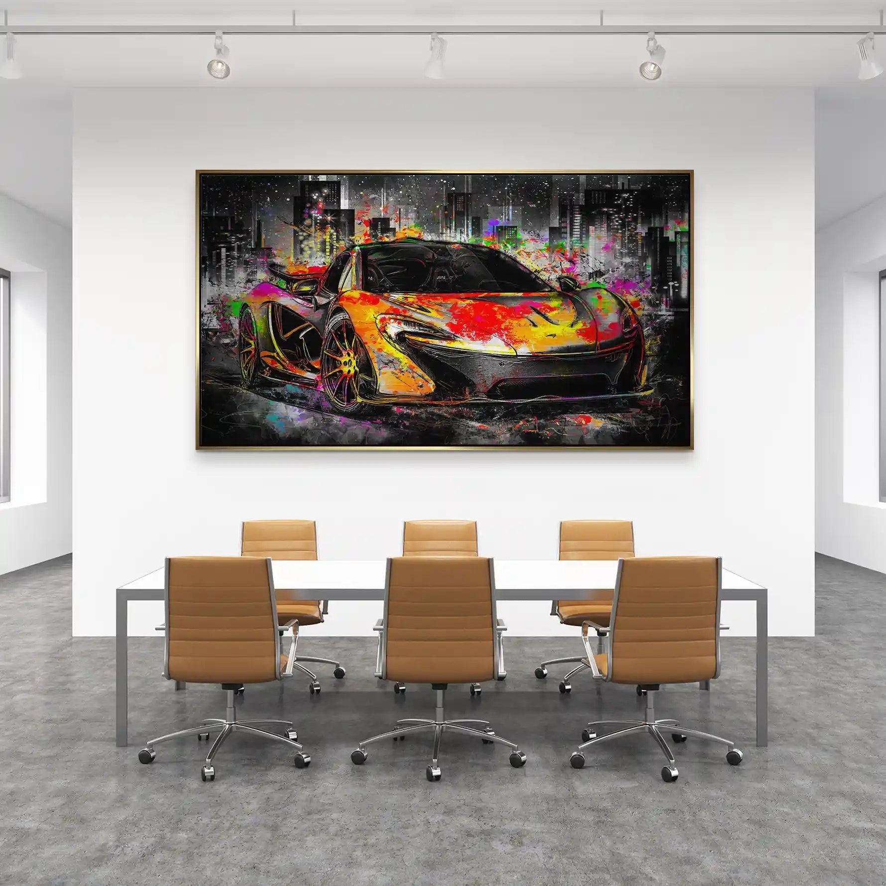 McLaren Pop Art Style Alu Gebürstet INGALERIE