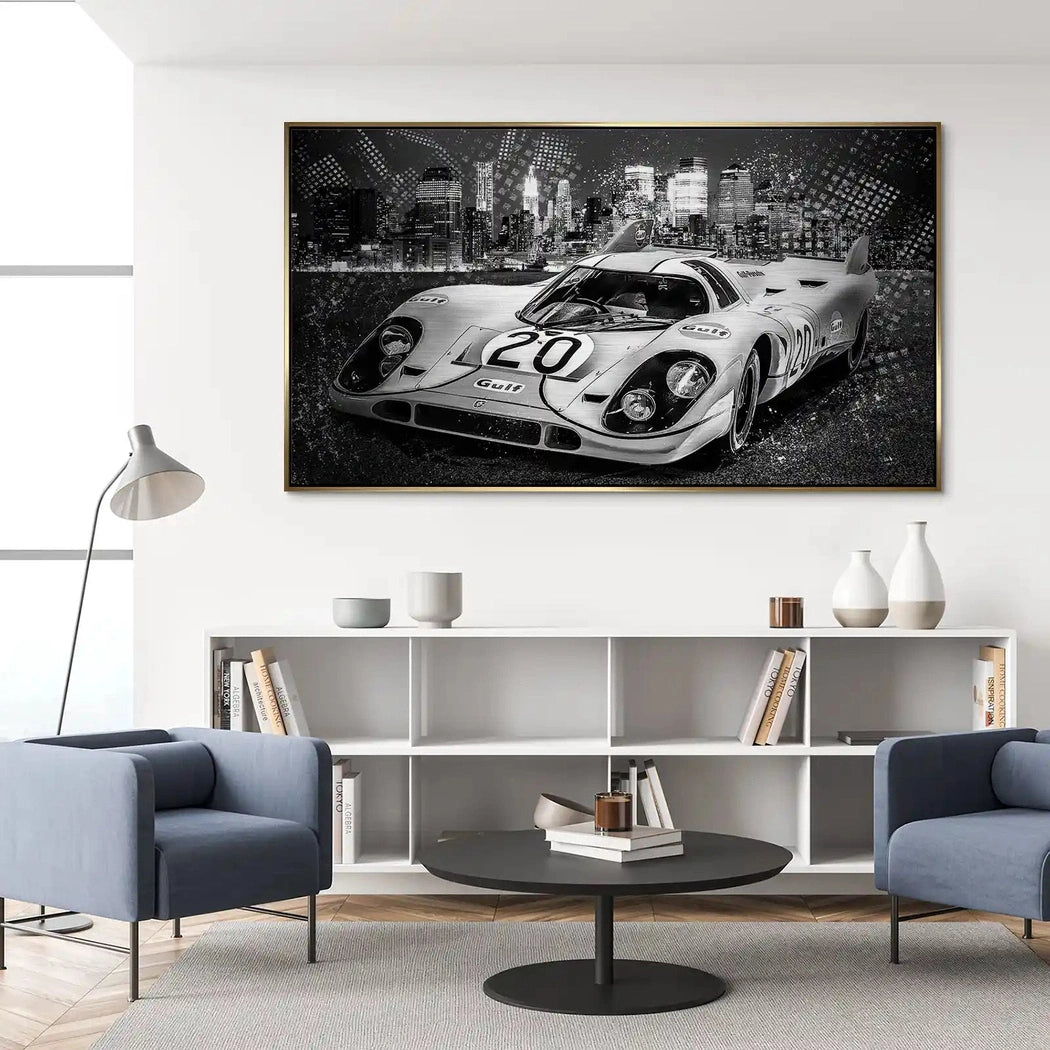 Porsche 917 Black Style Alu Gebürstet INGALERIE