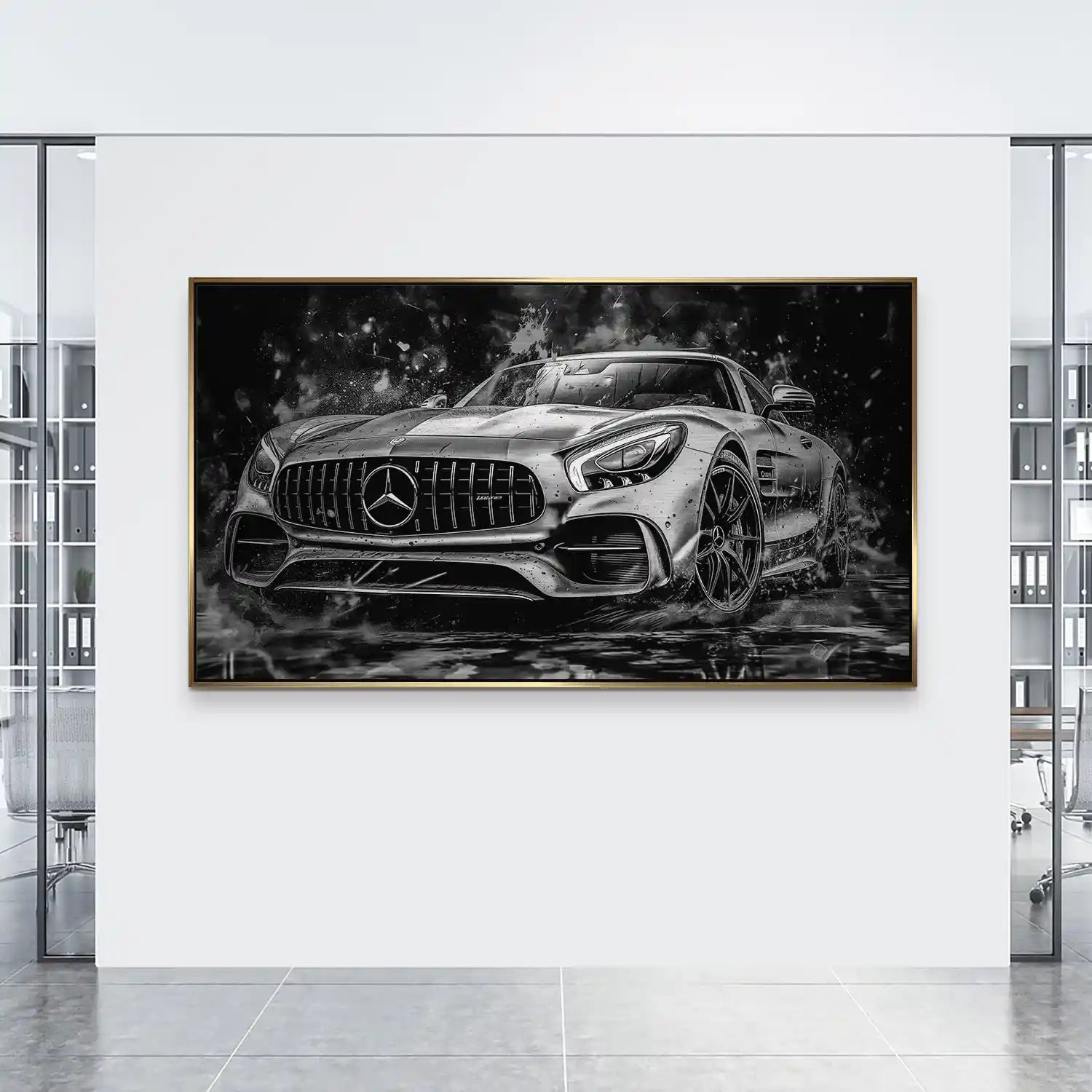 Mercedes AMG GT Dark Style Alu Gebürstet INGALERIE