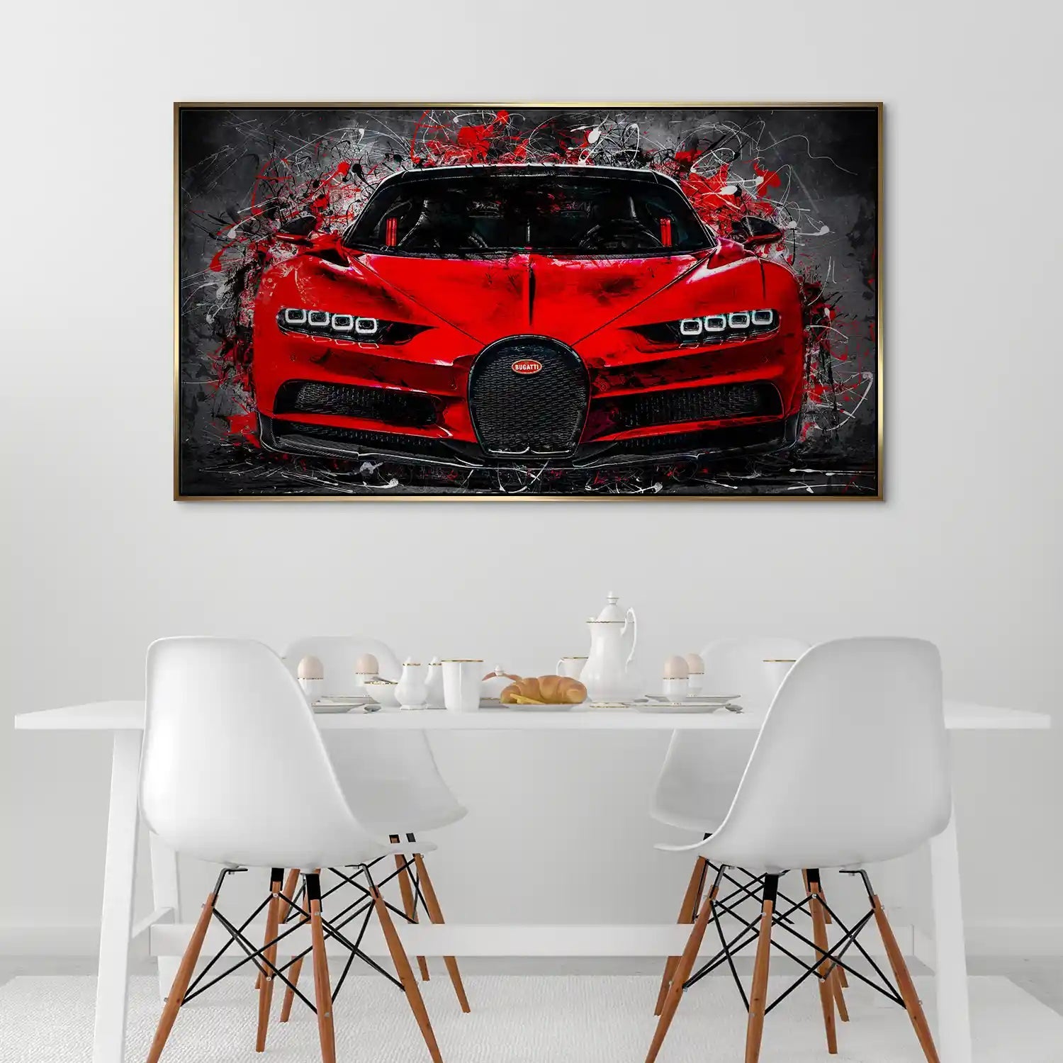 Bugatti Abstrakt Red Style Alu Gebürstet INGALERIE