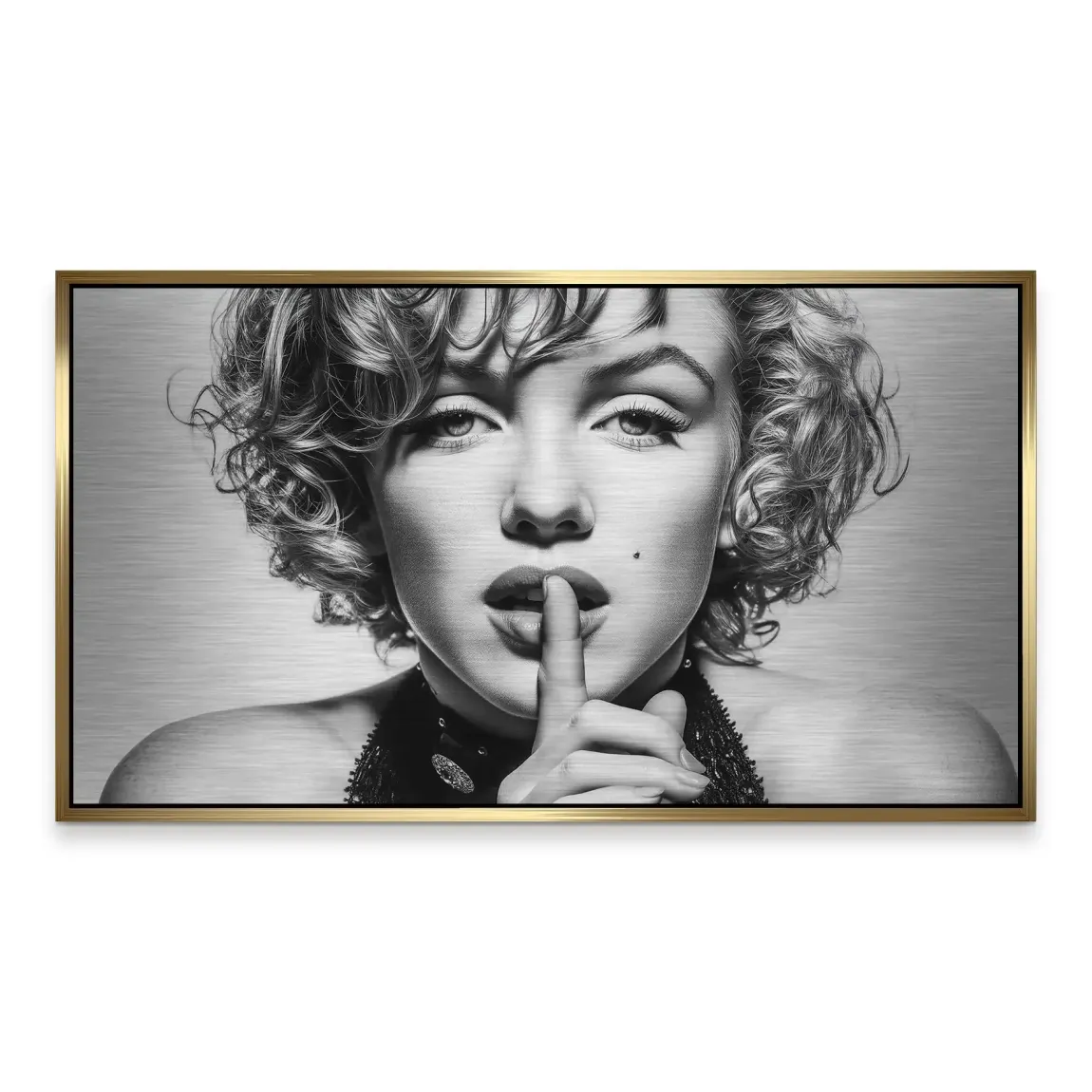 Marilyn Silent Secret Black Alu Gebürstet