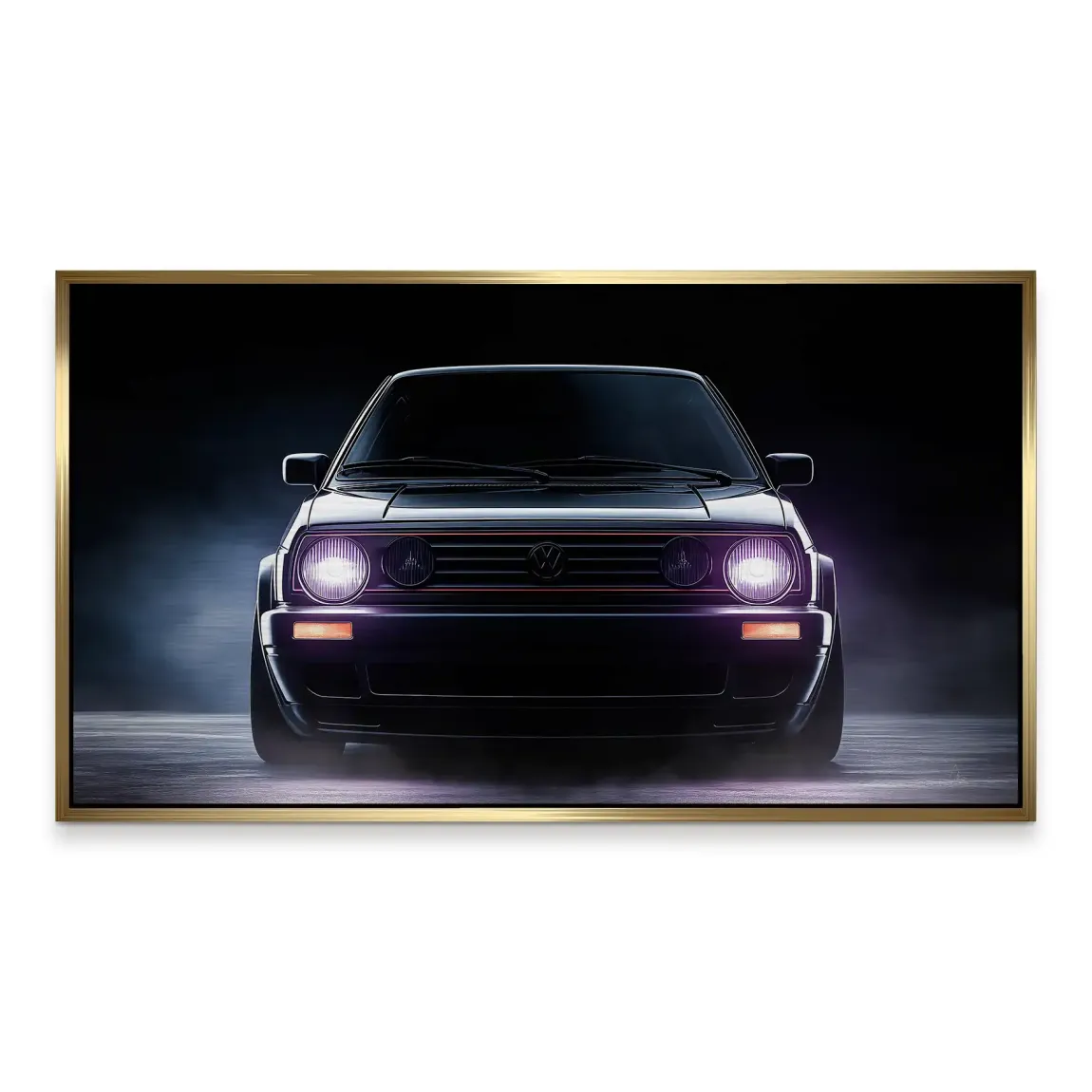 VW Golf Old School Alu Gebürstet