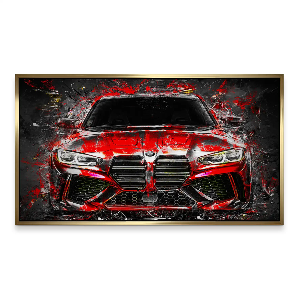 BMW M4 Abstrakt Style Alu Gebürstet INGALERIE