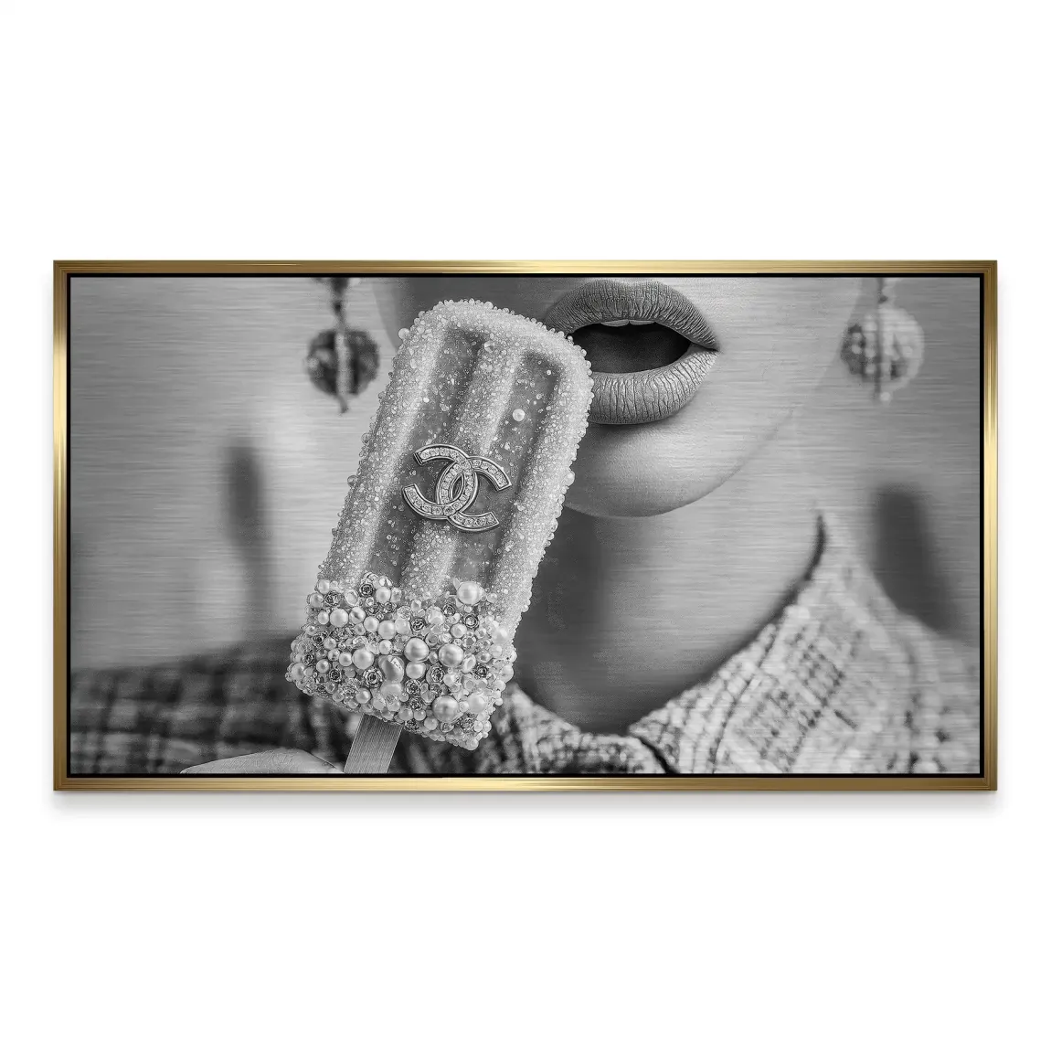 Coco Ice Art Black Edition Alu Gebürstet