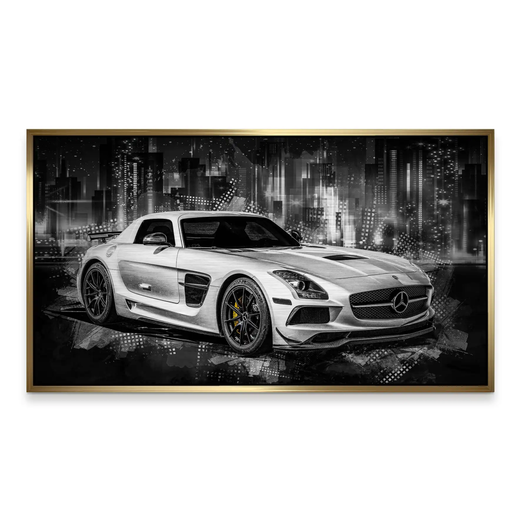 Mercedes SLS City Style Alu Gebürstet INGALERIE