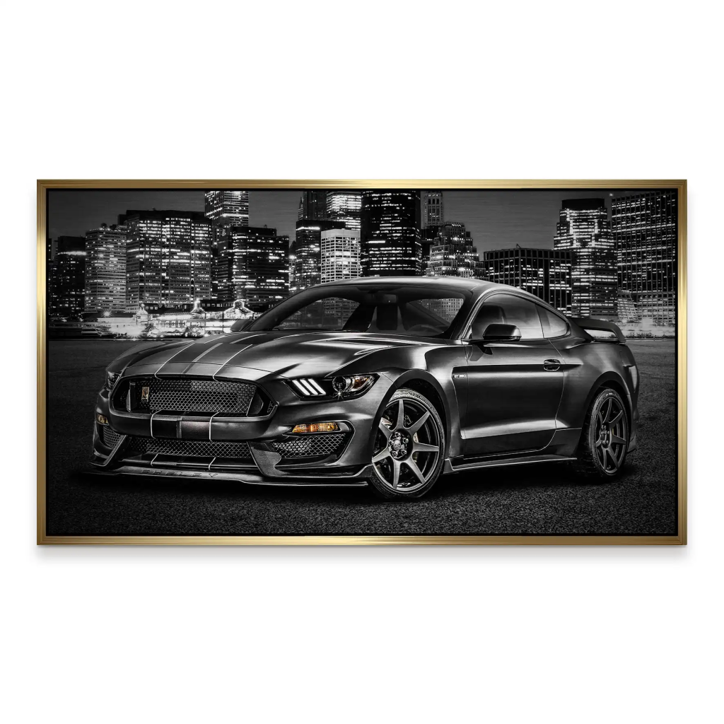 Ford Mustang Black City Alu Gebürstet INGALERIE