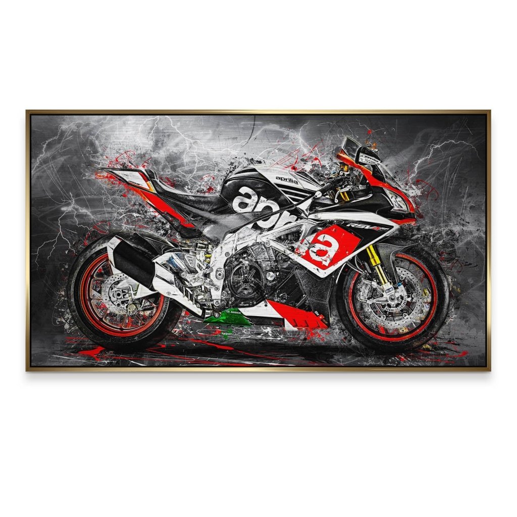 Aprilia RSV Abstrakt Alu Gebürstet INGALERIE