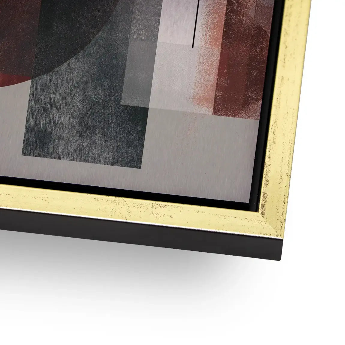 Abstrakte Geometrie Alu Gebürstet