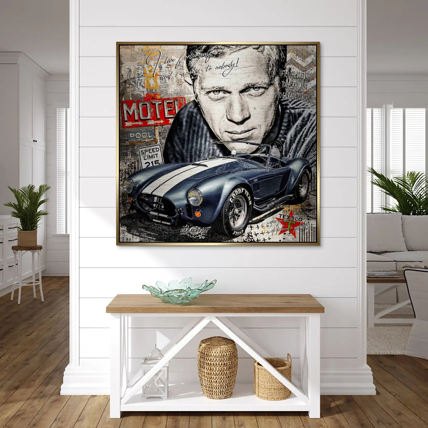 Steve AC Cobra Pop Art Alu Gebürstet INGALERIE